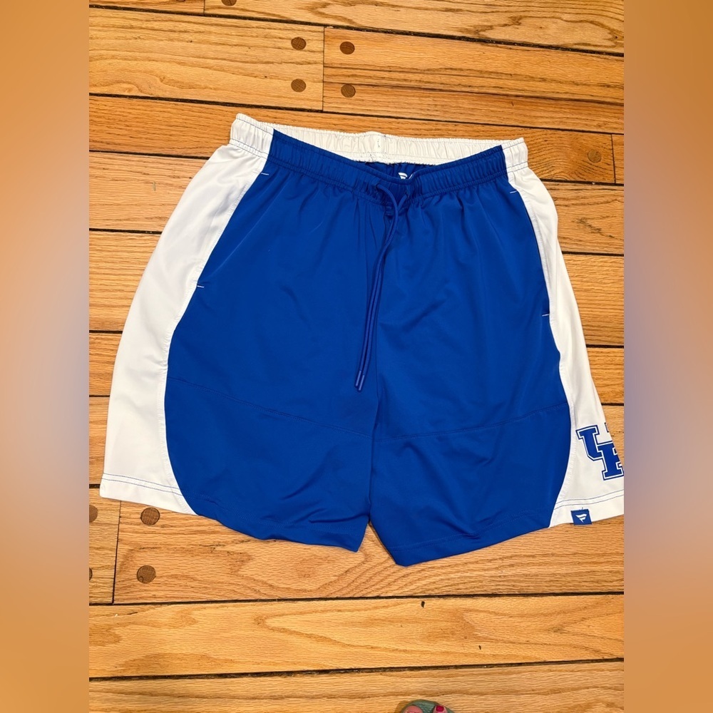 Fanatics Royal Blue and White Men's UK Wildcats Kentucky Athletic Shorts large